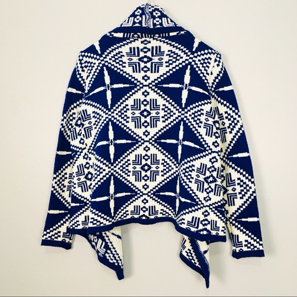 Velzera Cozy Southwest Open Front Cardigan Sweater - Picture 4 of 6